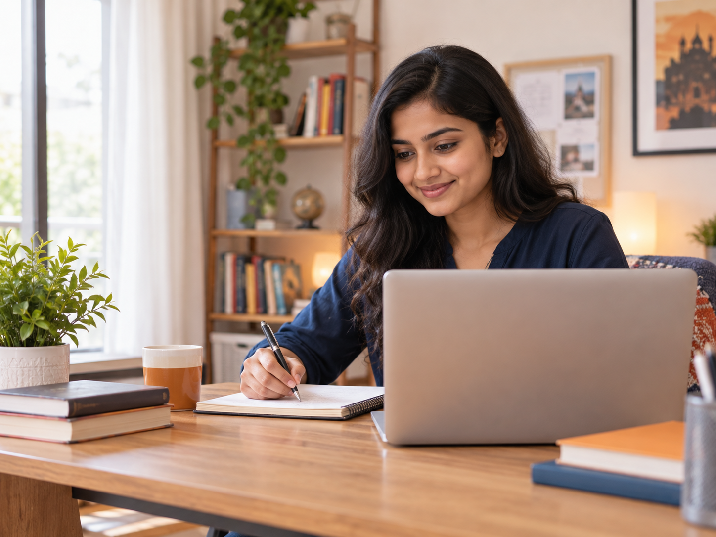 Student learning through an online university course